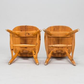 Eero Aarnio, six late 20th century 'Pirtti' chairs (The cottage) for laukaan puu.