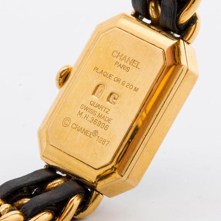 CHANEL, watch, golden plaque stainless steel, 20x25 mm.
