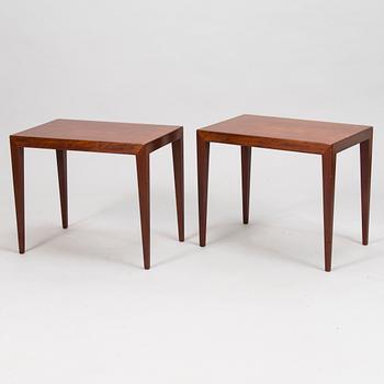 SEVERIN HANSEN, SIDOBORD, ett par, Haslev Møbelfabrik, Danmark 1960-tal.