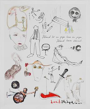 Olle Ljungström · OLLE LJUNGSTRÖM, grafiskt blad, signerat och numrerat 63/425.