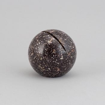 An early 20th century  porphyry paper weight.