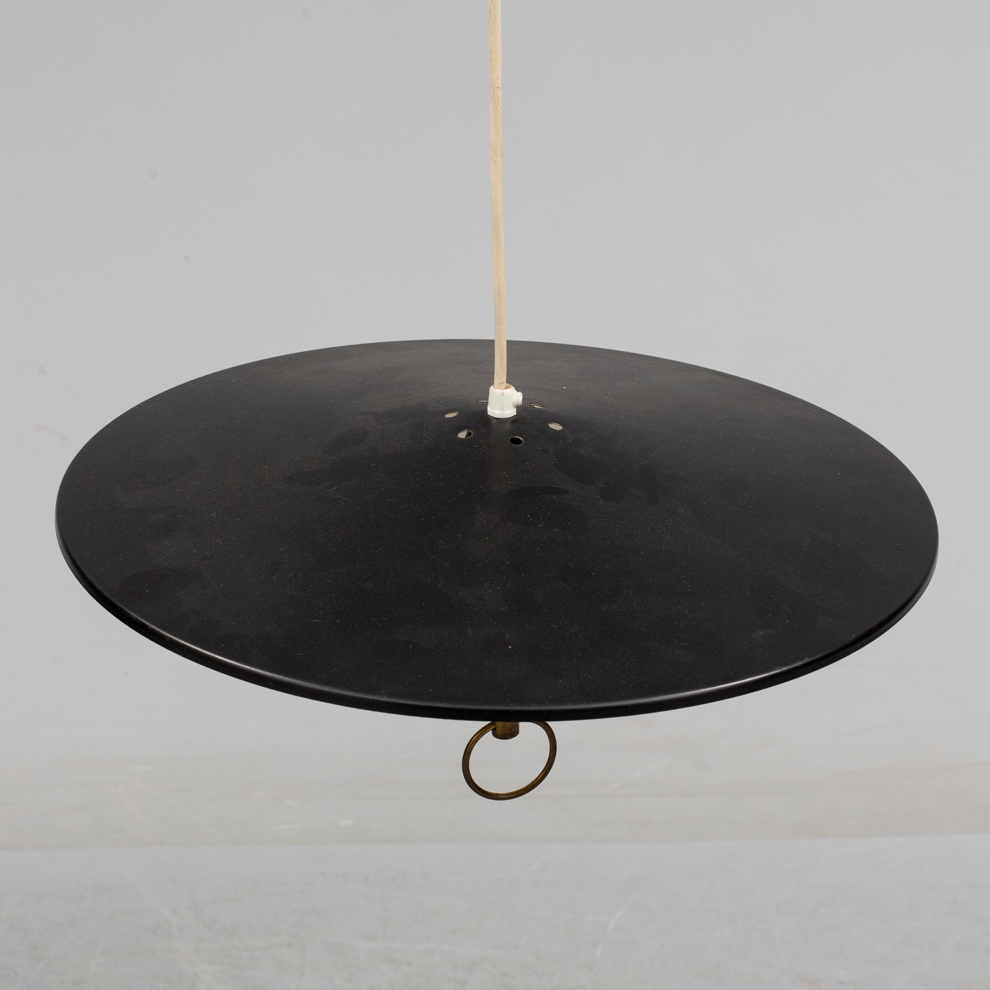 TAKLAMPA, 1960-tal. Höjd ca 18 cm.