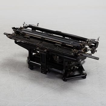 CONTINENTAL, skrivmaskin med bred vals, Wanderer-Werke Siegmar-Schönau, 1900-talets första hälft.