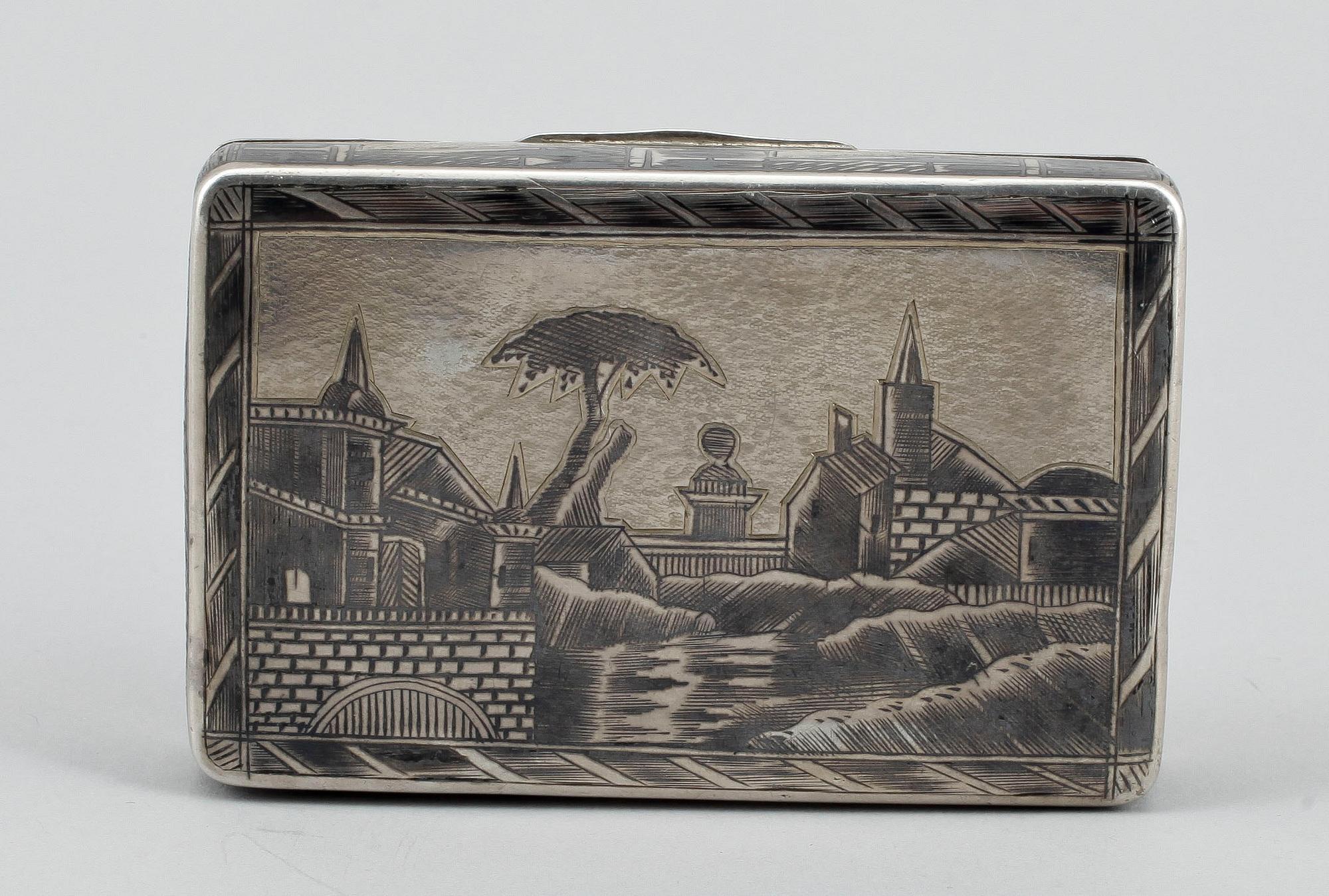 DOSA, silver, sannolikt Moskva, Ryssland, 1835. Vikt 103 g.
