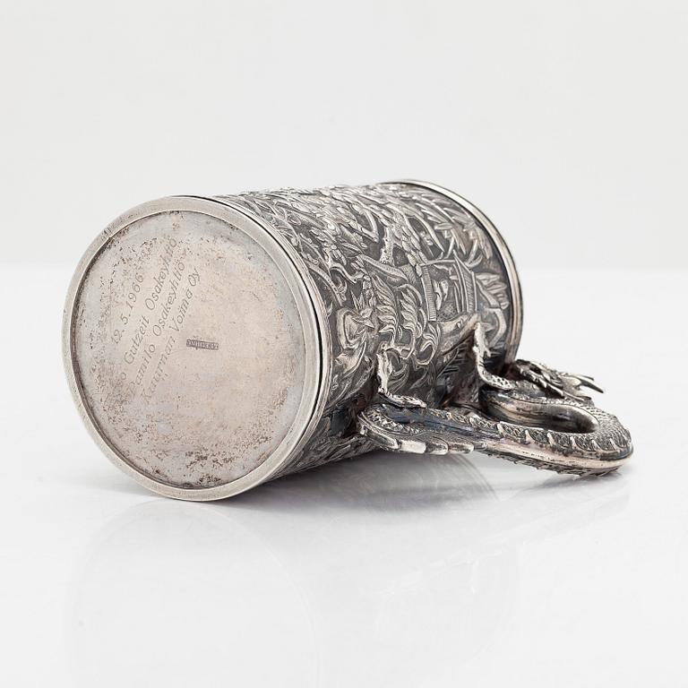 Mugg, silver, Leeching, Kina 1800-talets senare hälft.