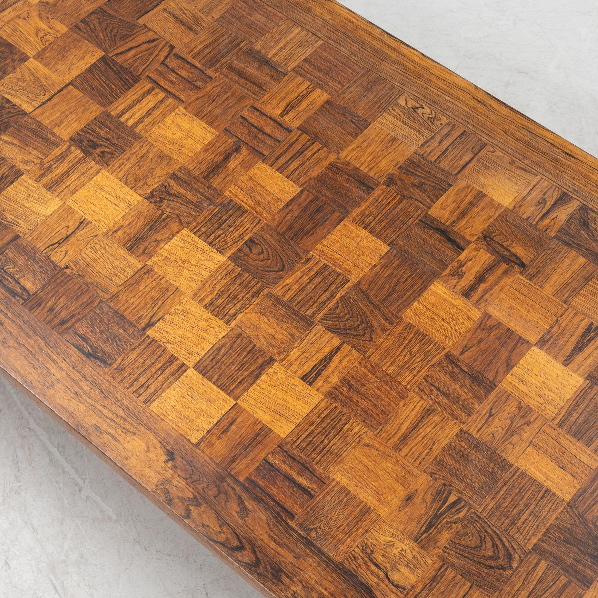 Poul Cadovius, a rosewood veneered coffee table, France & Son, 1960's.
