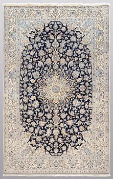 Matto, Nain part silk s.k 6LAA, ca 248 x 155 cm.