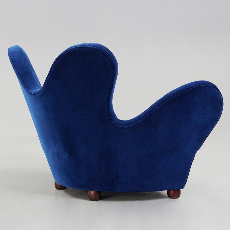A Swedish Modern 'Love seat-sofa', 1950's.