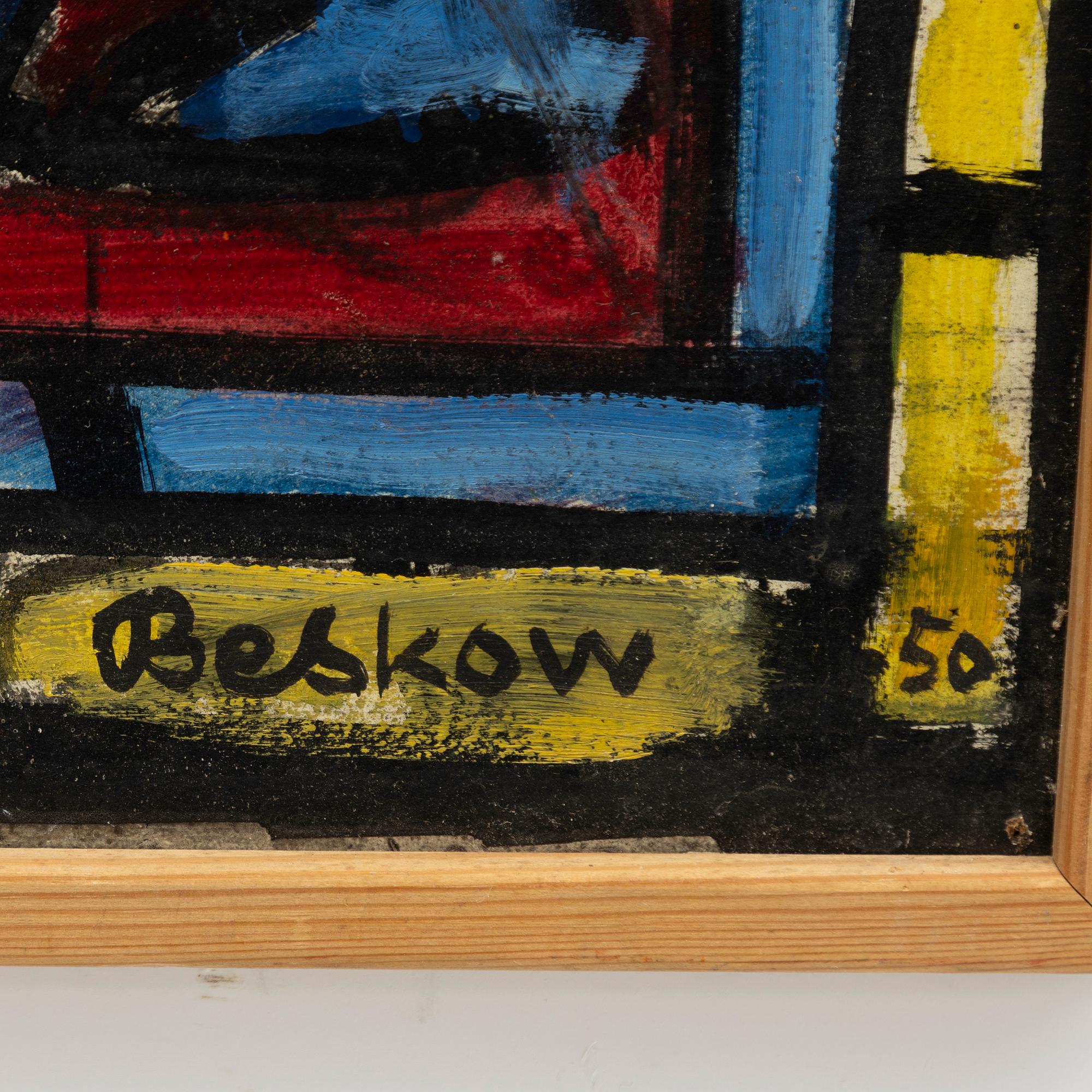 Bo Beskow, Jesus before Pontius Pilate.