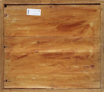 A pair of large reverse glass painting, Qing dynasty, circa 1800.