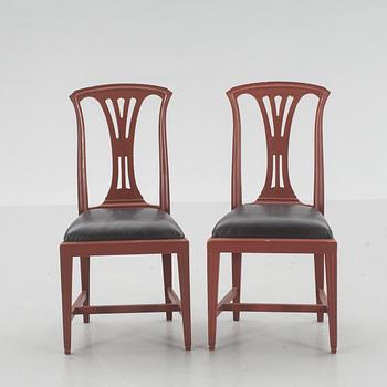 STOLAR, ett par, gustaviansk stil, "Fresta", IKEA's 1700-talsserie, 1990-tal.