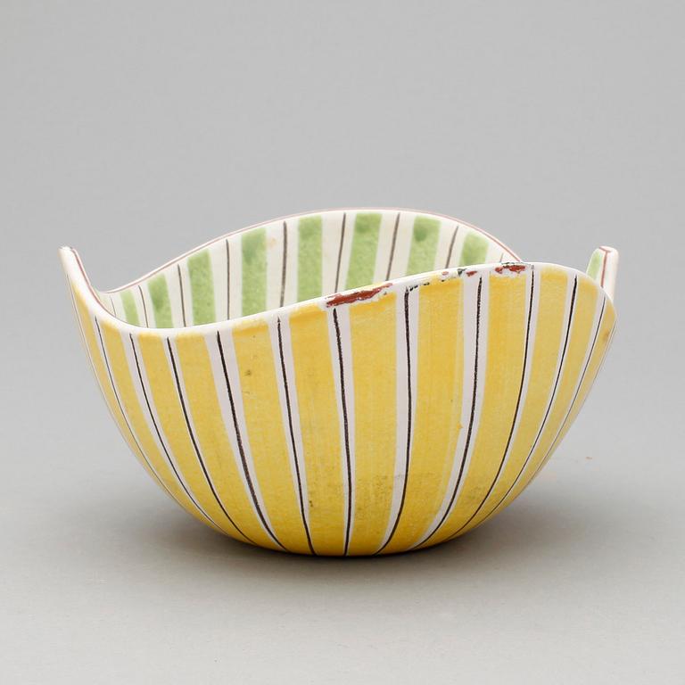 SKÅL, fajans, Stig Lindberg, Gustavsberg.