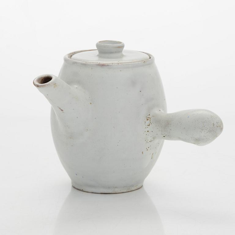 Marita Lybeck, a ceramic jug, signed ML.