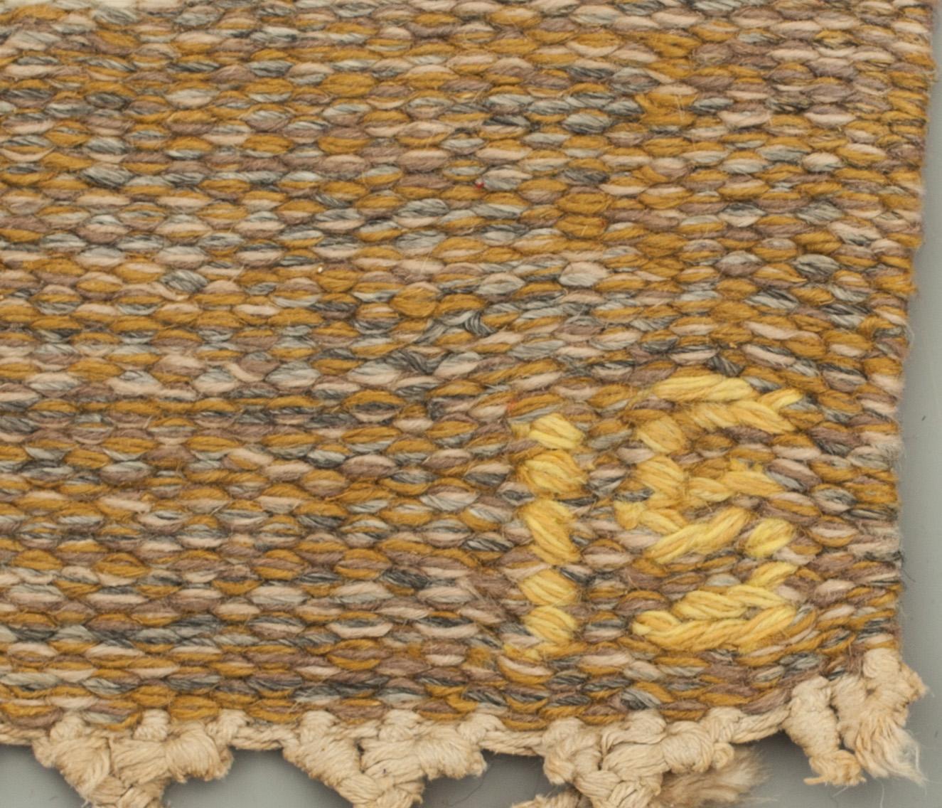 MATTA, rölakan, monogramsignerad IS (Ingegerd Silow). Ca 235 x 163 cm.