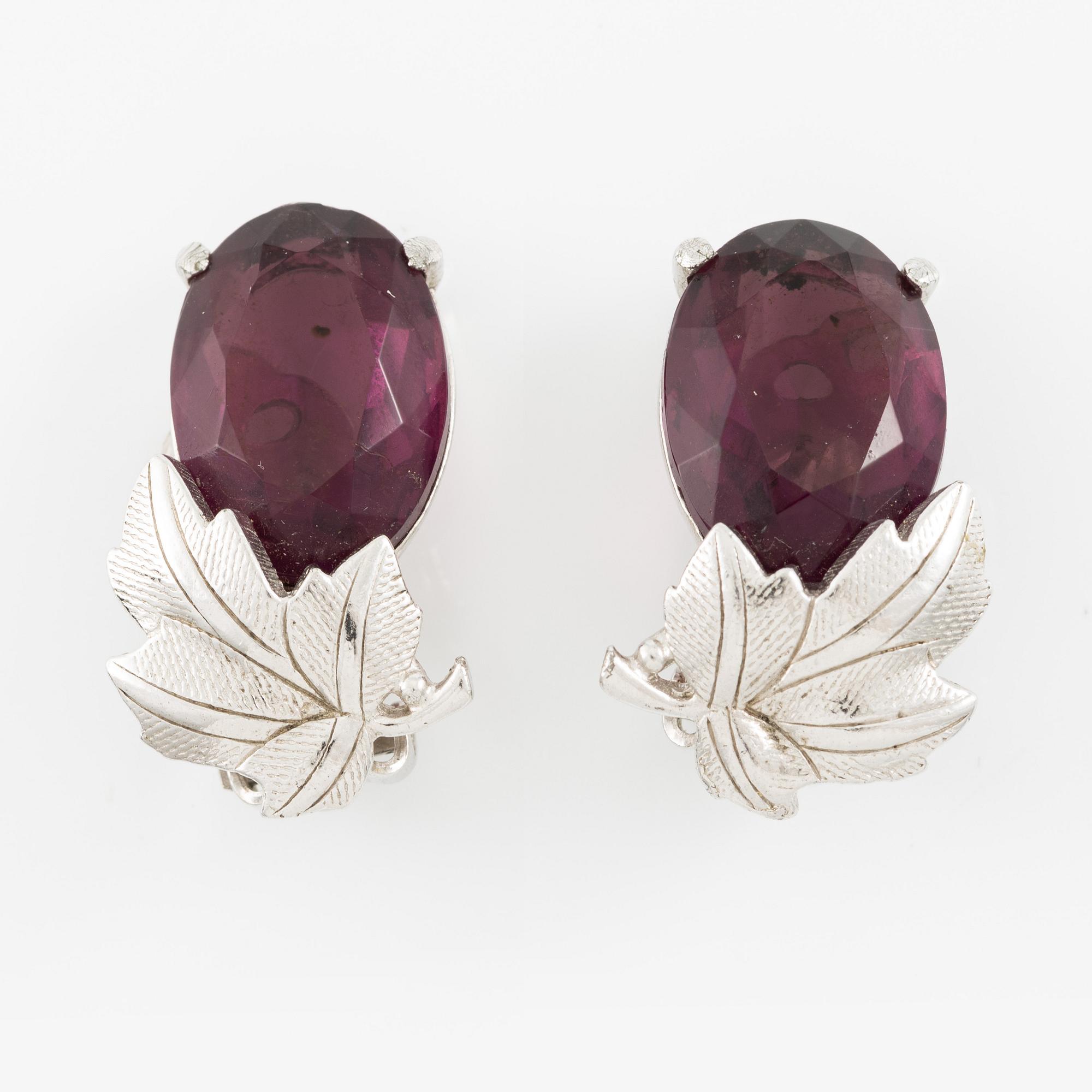 Elsa Schiaparelli, örhängen, vintage.