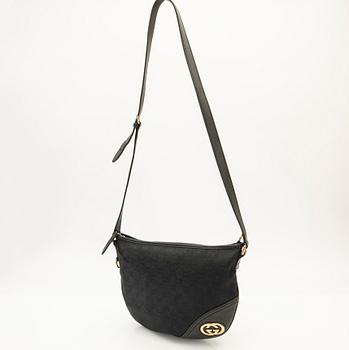 Gucci, bag, "Britt Half Moon Messenger Bag", vintage.