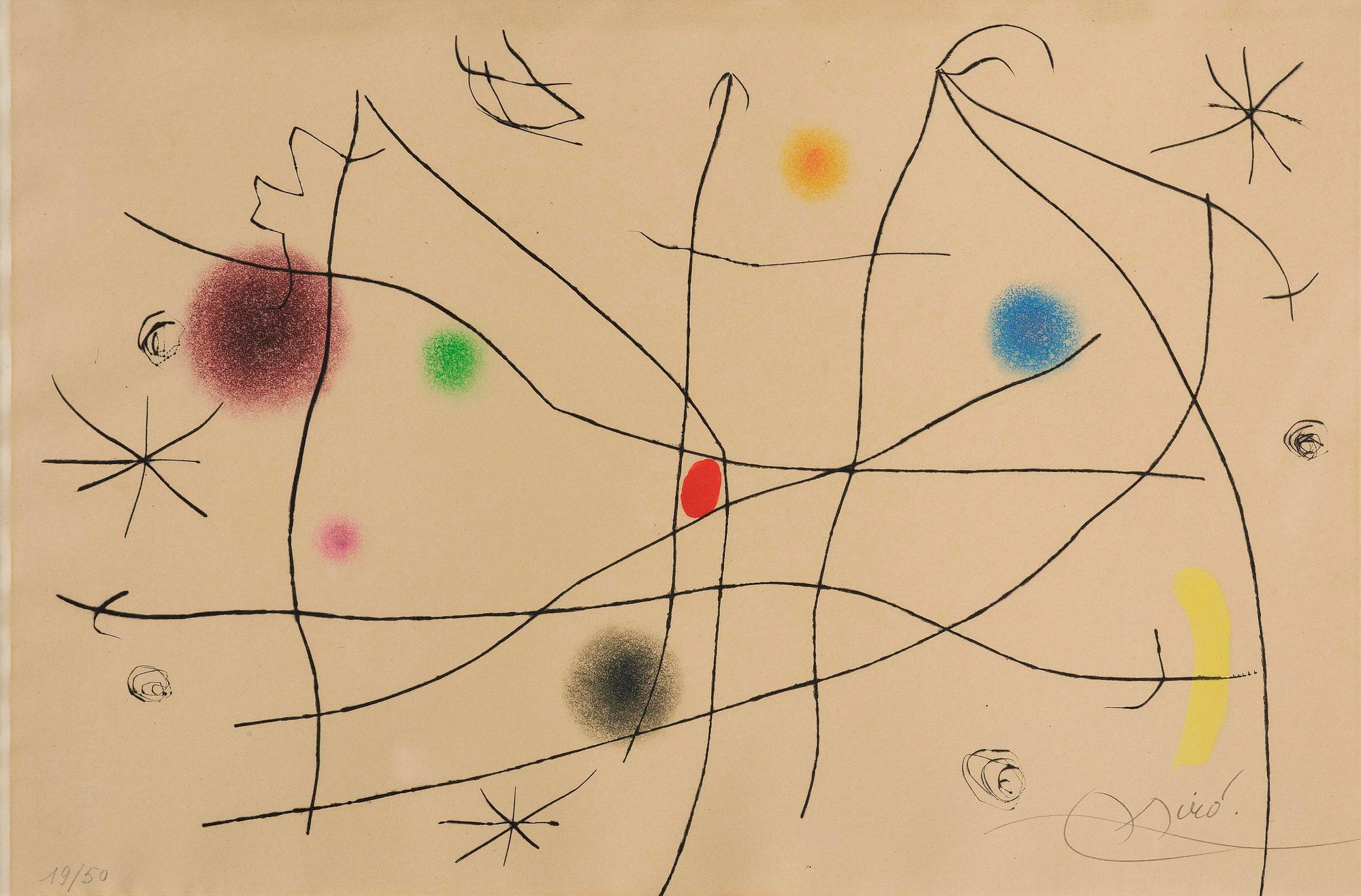 Joan Miró, Untitled, from: l'lssue Dérobée.