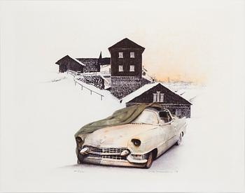 ULF WAHLBERG, litografi , signerad och numrerad 162/240.