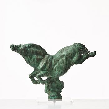 Carl Milles, "Den flygande hästen" (=The Flying Horse).