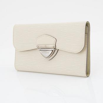 Louis Vuitton, a cream epi long wallet, 2007.