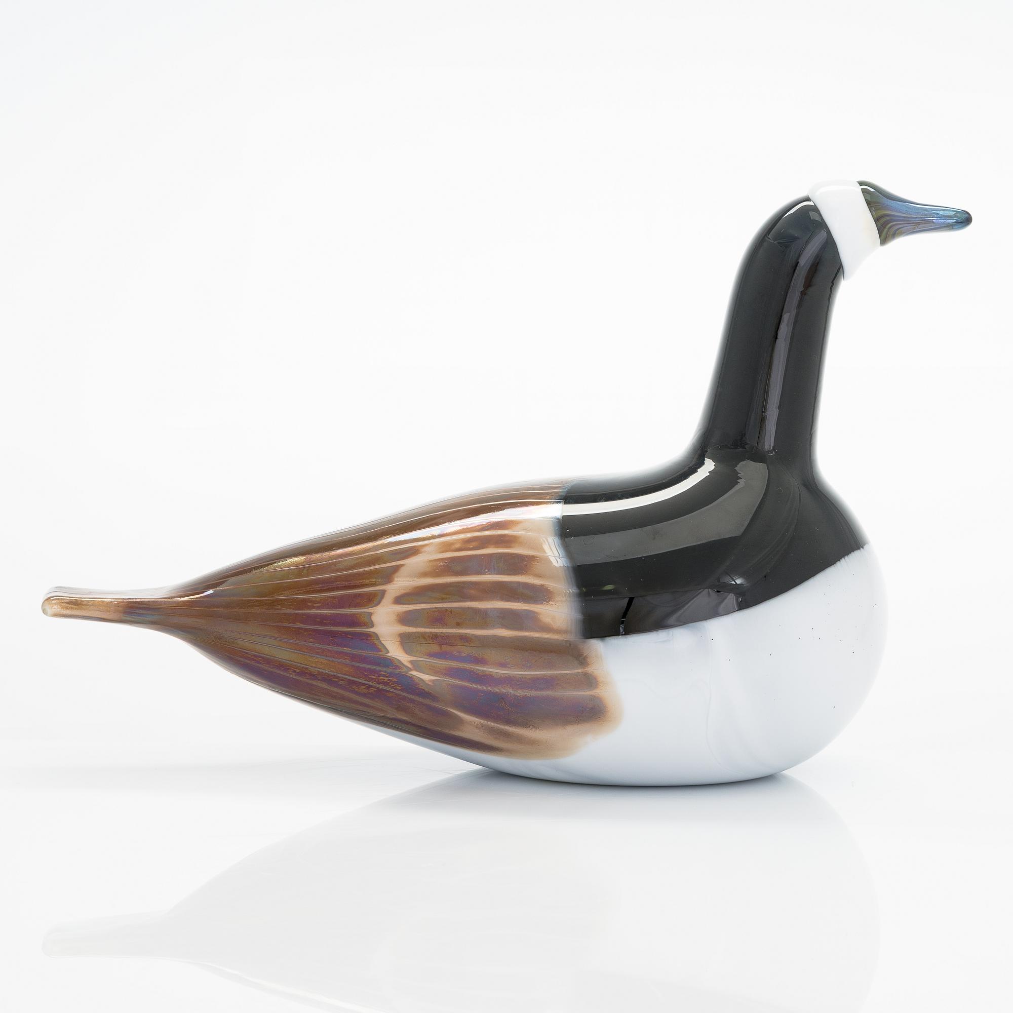 Oiva Toikka, lasilintu, signeerattu O. Toikka Nuutajärvi 60/2000.