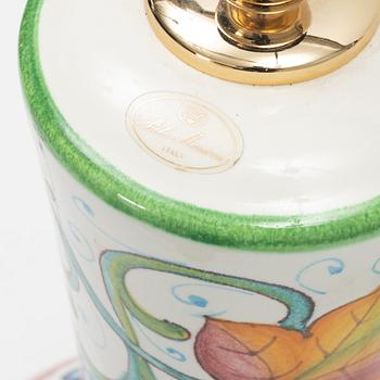 Bordslampor, ett par, keramik, Paolo Marioni, Italien.