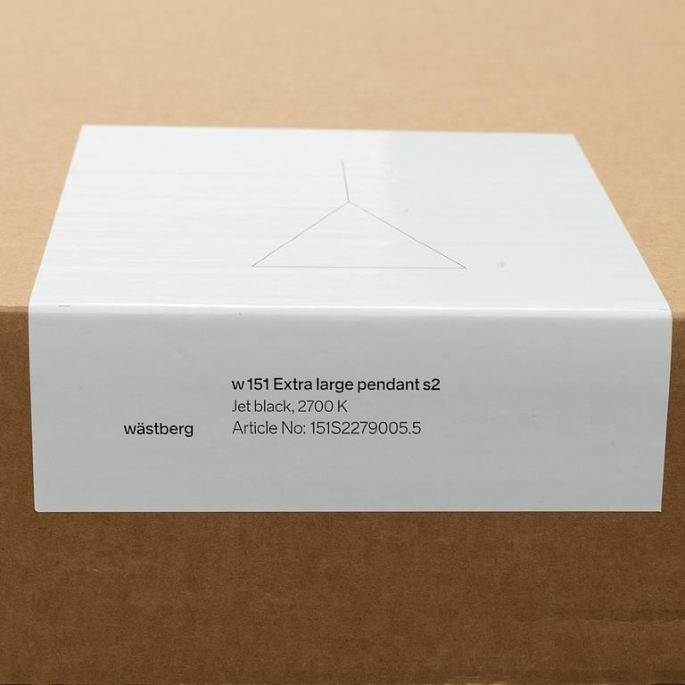 Claesson Koivisto Rune, taklampa, "W151 Extra Large Pendant S2", Wästberg.