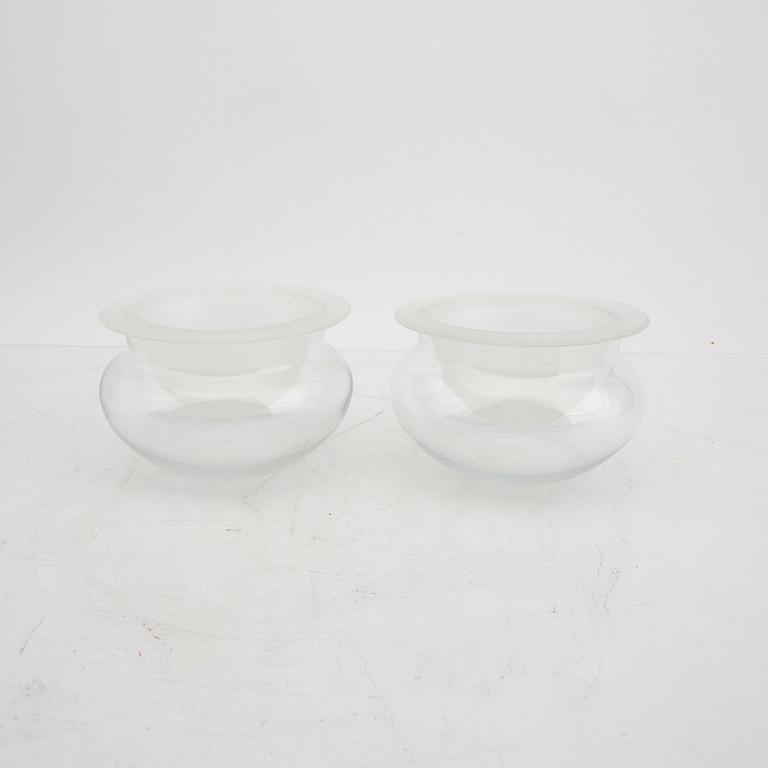 A set of six glass bowls by Signe Persson-Melin.