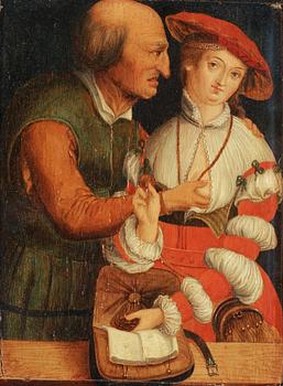 Lucas Cranach d.ä. Follower of, The ill-matched couple.