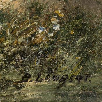 KARL KAUFMANN, oil on panel, signed B. Lambert.
