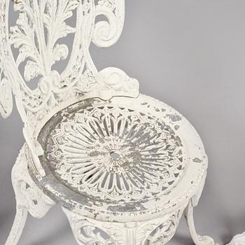 TRÄDGÅRDSSTOLAR, 3 st, 1900-talets slut.