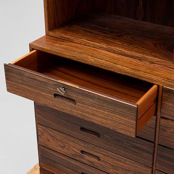 A pair of rosewood bookcases, Denmark, 1960s/70s.