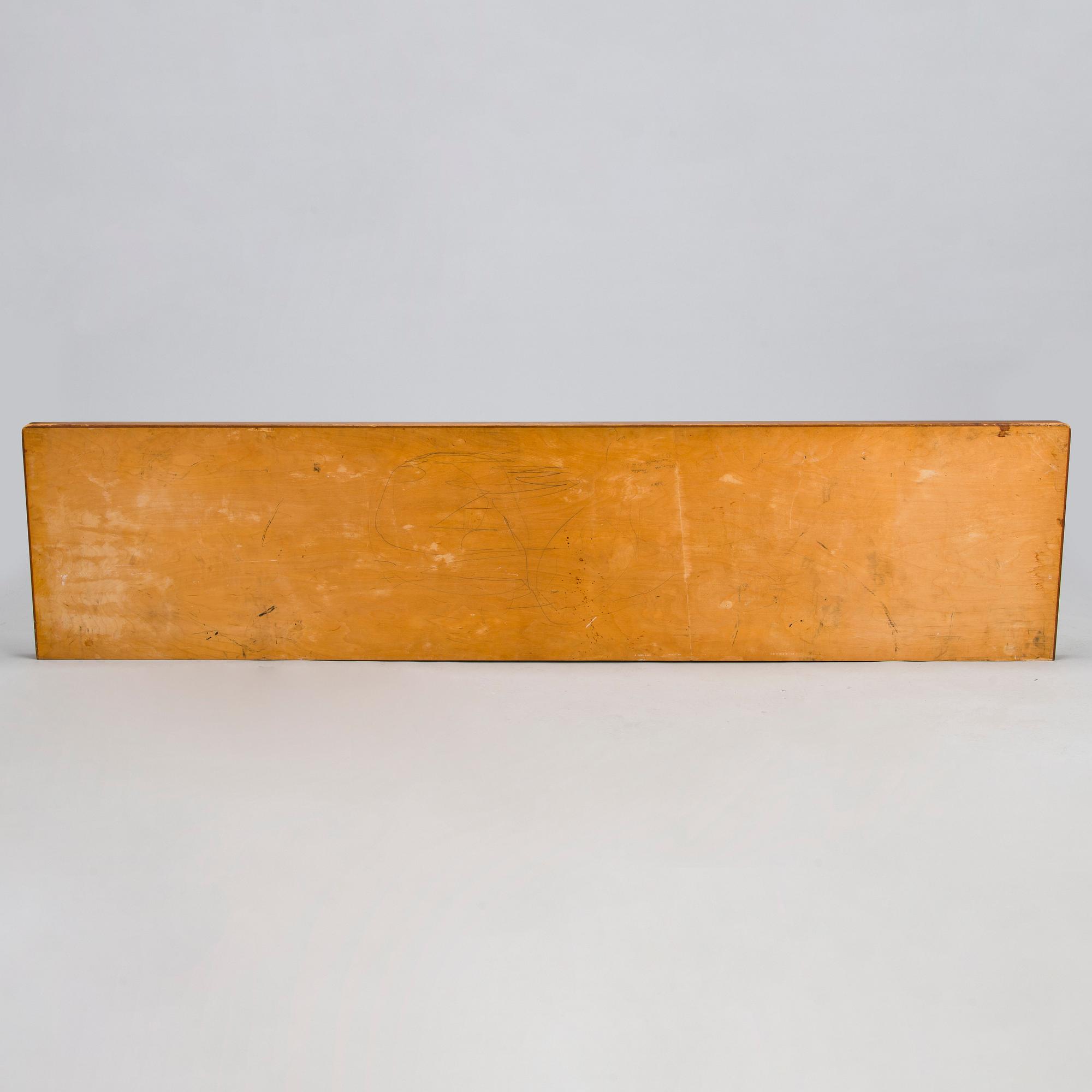 Carl Gustaf Hiort af Ornäs,  hylla, "Välipala", för HMN Huonekalu Mikko Nupponen 1950-tal.