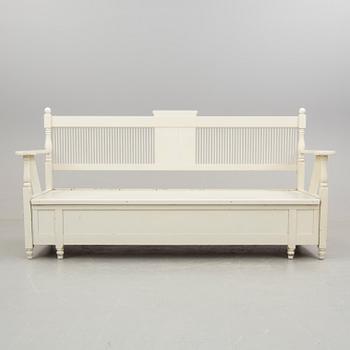 CARL WESTMAN, soffa, "Arbetarmöbeln", formgiven 1899.