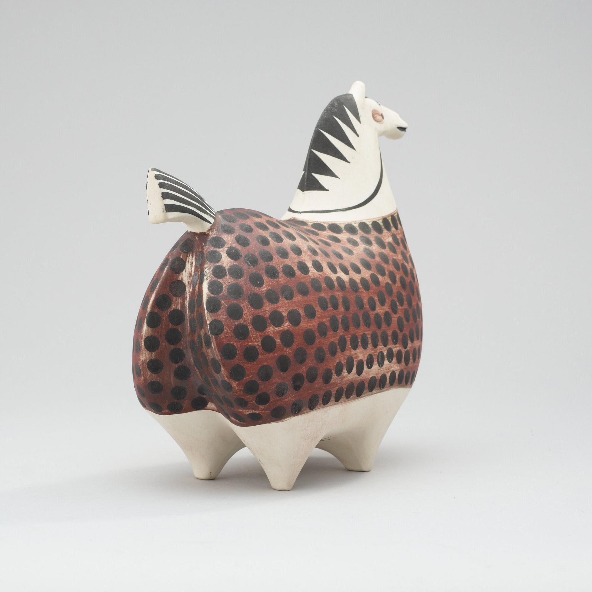 STIG LINDBERG, figurin, "Springare", Gustavsberg Studio 1952-72.