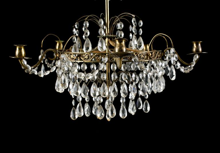 LJUSKRONA, gustaviansk stil, 1900-talets första hälft, höjd 60 cm.