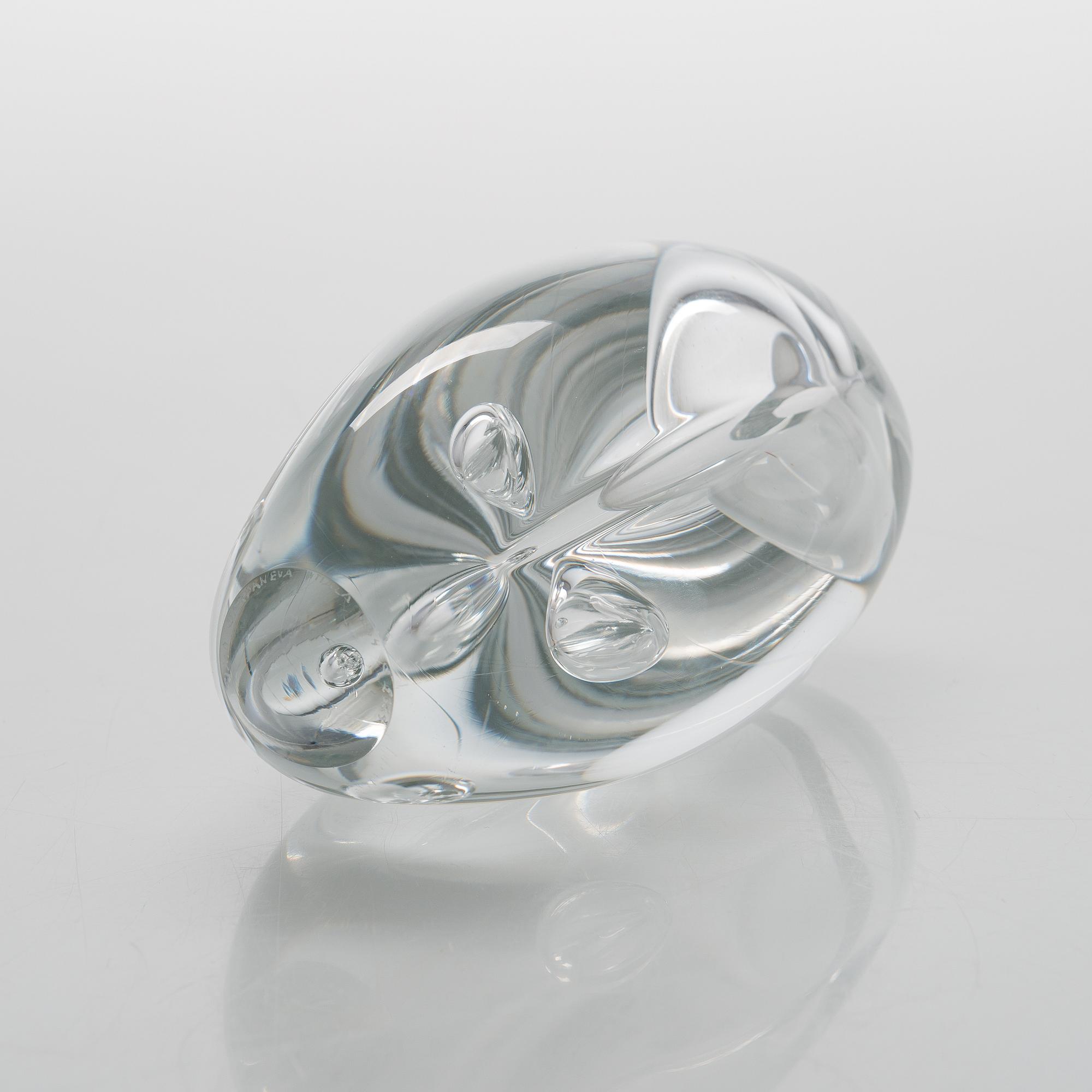 Timo Sarpaneva, glass sculpture, 'Claritas', model 0702, signed Timo Sarpaneva Iittala 1984 C 2304.