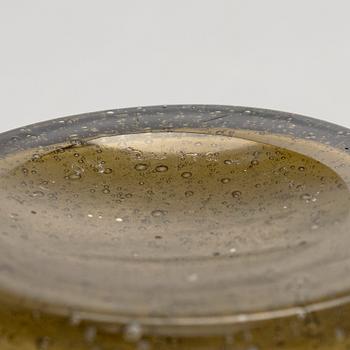 Runar Engblom, a 1940s/50s  glass vase, signed Runar Engblom Riihimäen Lasi Oy.