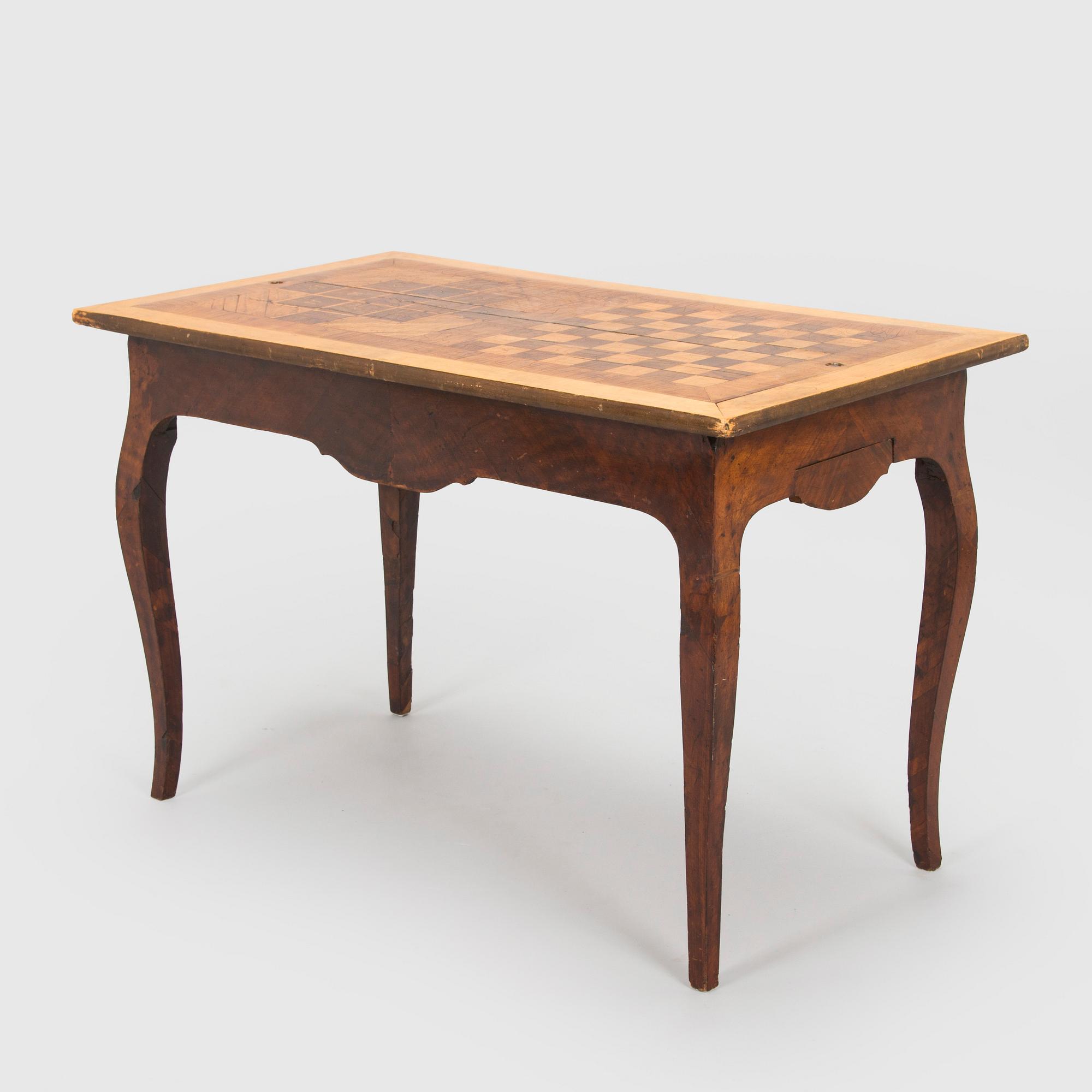 Spelbord, 1700-talets senare hälft. Rokoko.