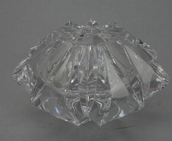 SKÅL, glas, "Stjärna", sign. Aimo Okkolin, Riihimäki Glasbruk, Finland 1965-76.