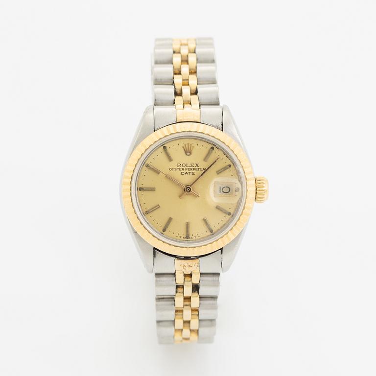 Rolex, Oyster Perpetual, Date, wristwatch, 26 mm.
