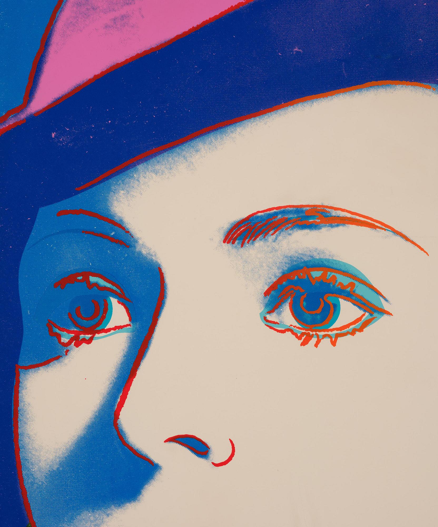 Andy Warhol, "With Hat", from: "Ingrid Bergman".