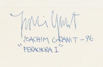 Joakim Granit, "Perachora I"/Perachora II".