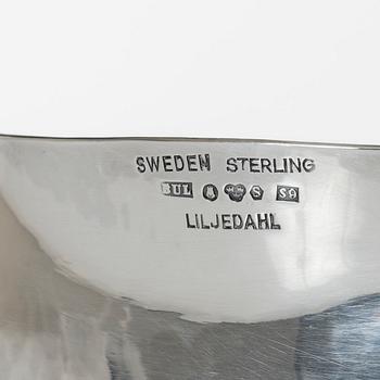 Bengt Liljedahl, A Swedish sterling silver bowl, Stockholm 1968.