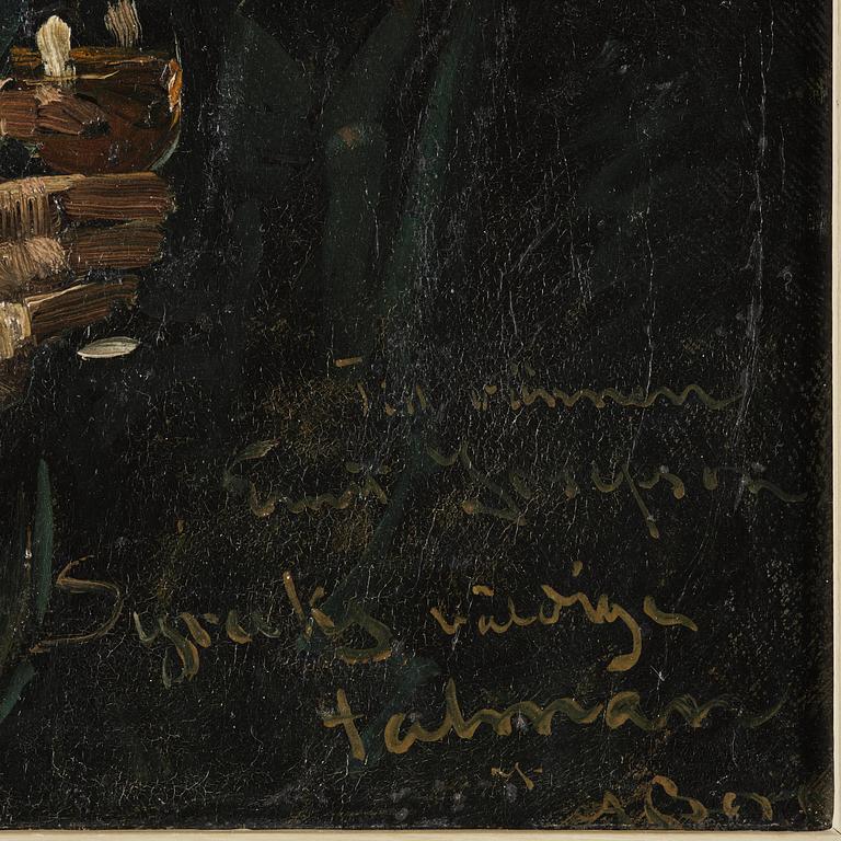 Axel Borg, Porträtt av Ernst Josephson.