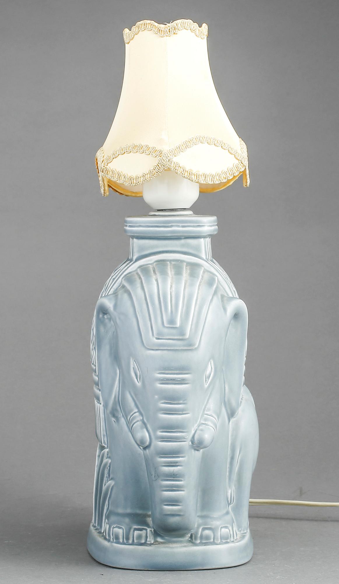 BORDSLAMPA, stengods, troligen Gunnar Nylund, Rörstrand, 1940-50-tal.