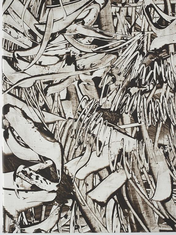 Andreas Eriksson, acrylic on canvas, signed and dated 2001 on verso.