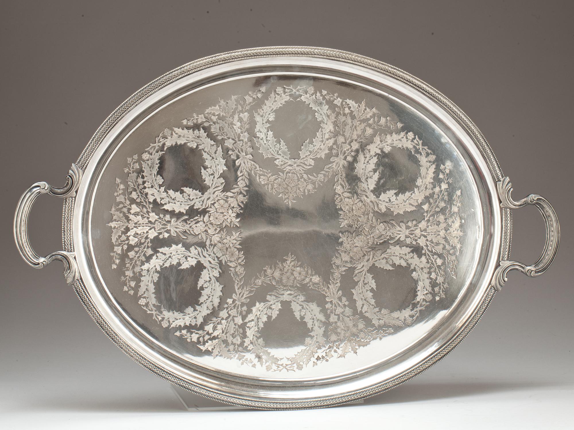 BRICKA, nysilver. Sverige, 1900-talets första del.