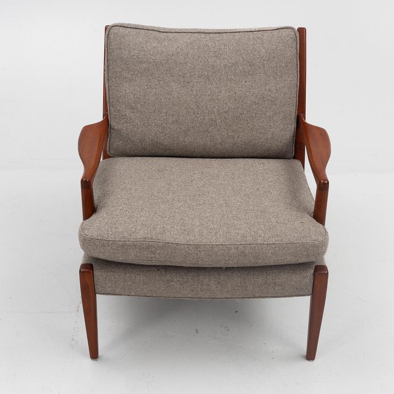 Arne Norell, fåtölj, "Löven", Norell möbel AB, 1900-talets andra hälft.