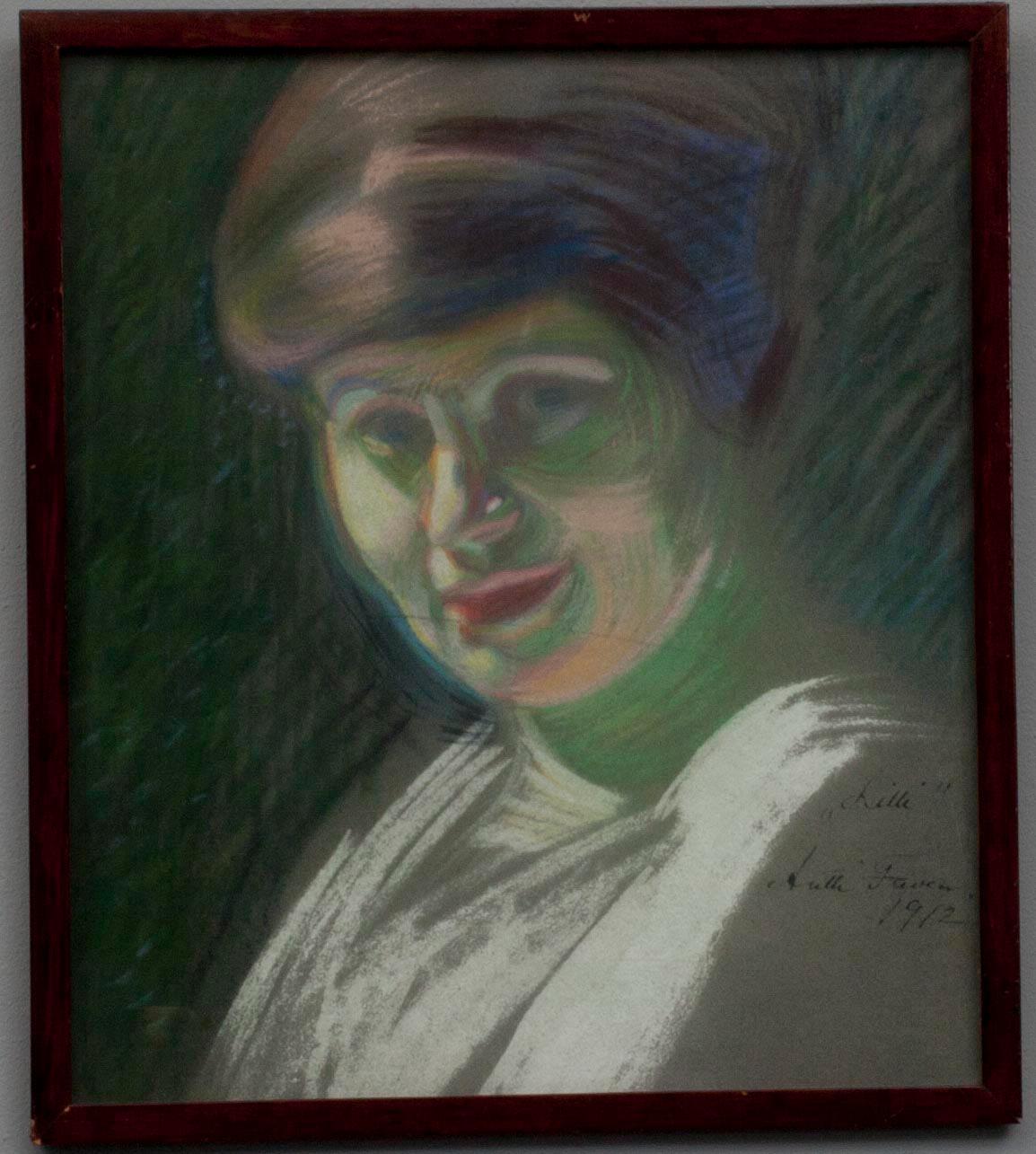 ANTTI FAVÉN, pastell, signerad och daterad 1912.